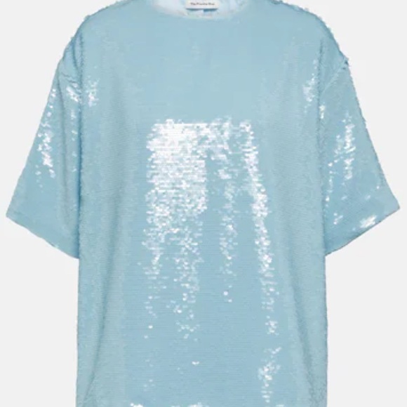 The Frankie Shop Tops - The Frankie Shop Jones Boxy Sequins Tee - Size L
